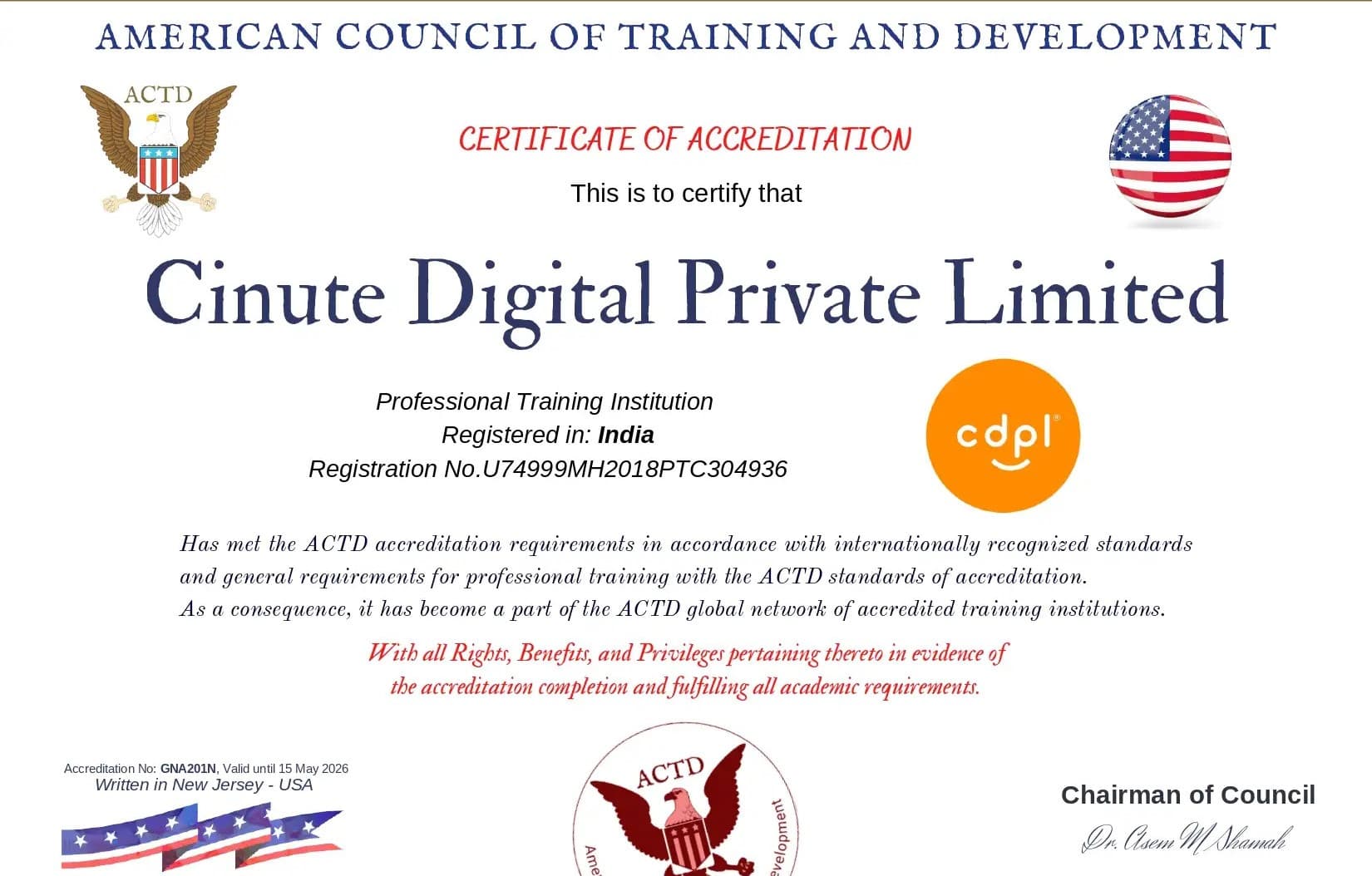 ACTD training illustration