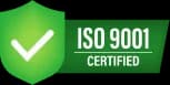 ISO 9001 Certified Badge ISO 9001 Certified