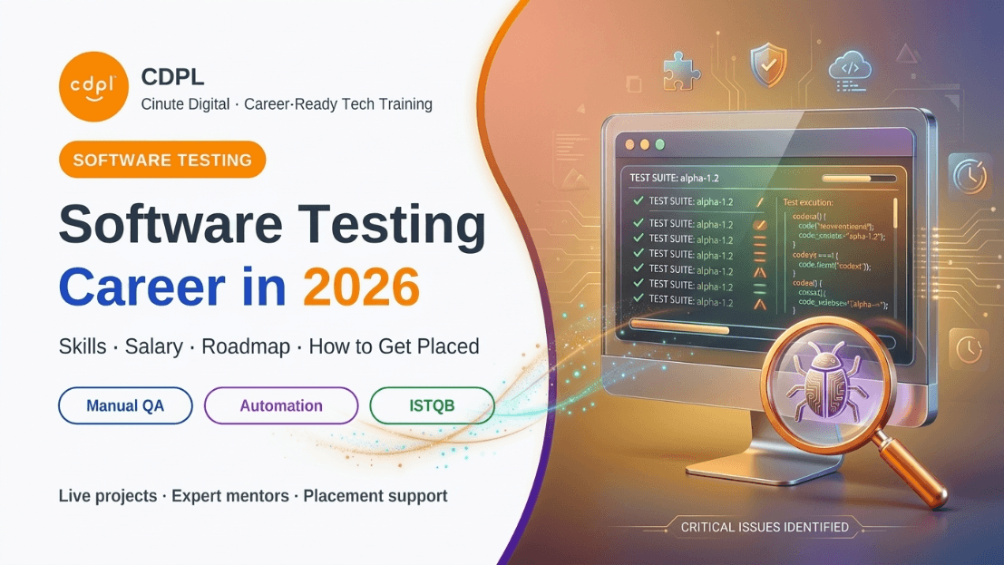 Software Testing Career in 2026: Skills, Salary, Roadmap & How to Get Placed (Complete Guide)